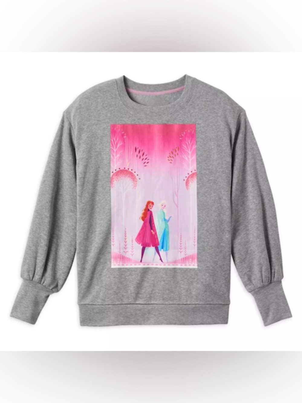 Disney Frozen Anna & Elsa Crewneck Sweatshirt by Brittney Lee NWT